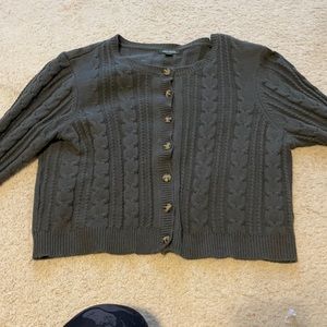 Dark green sweater/cardigan